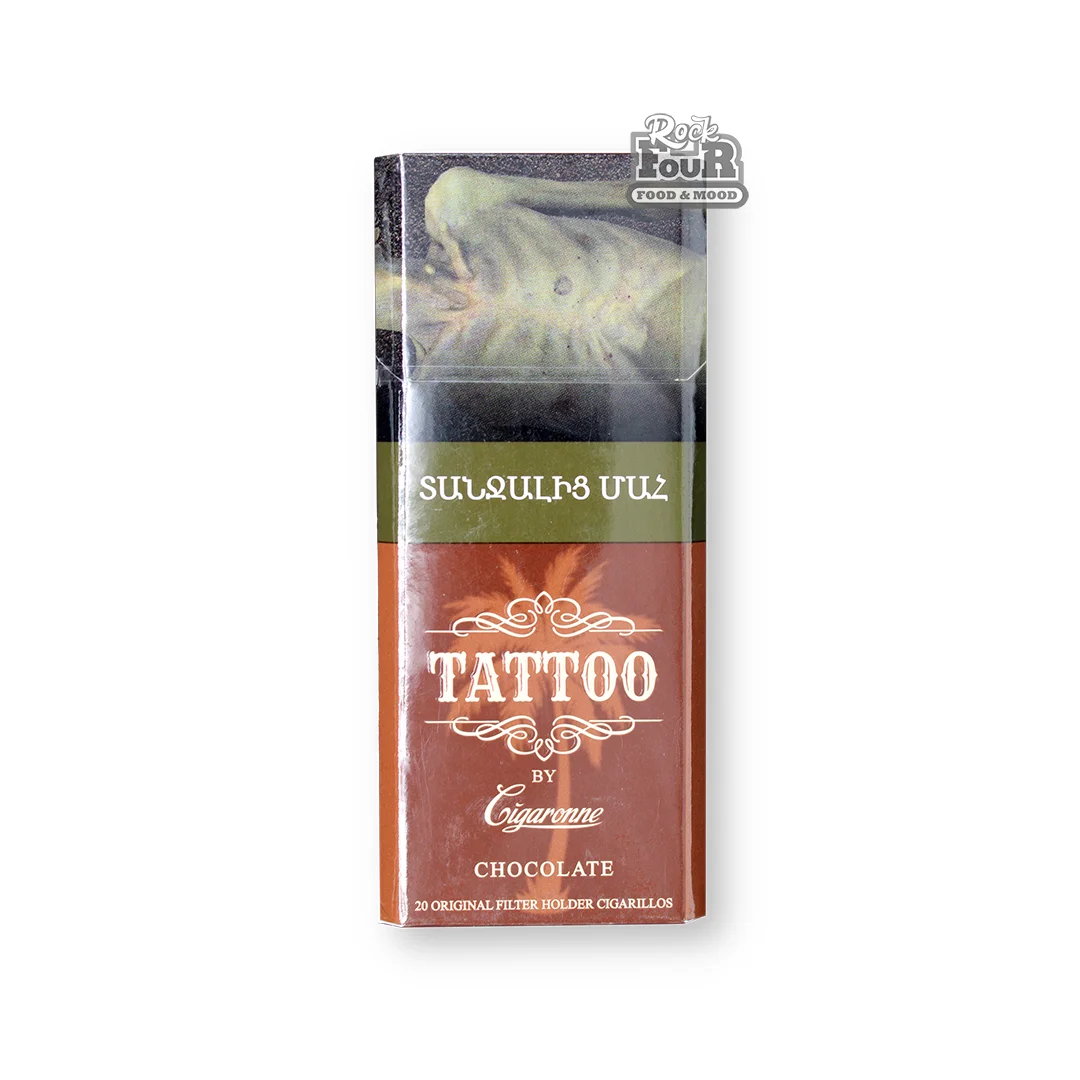 Cigarettes "Tattoo by Cigaronne Chocolate Slims"